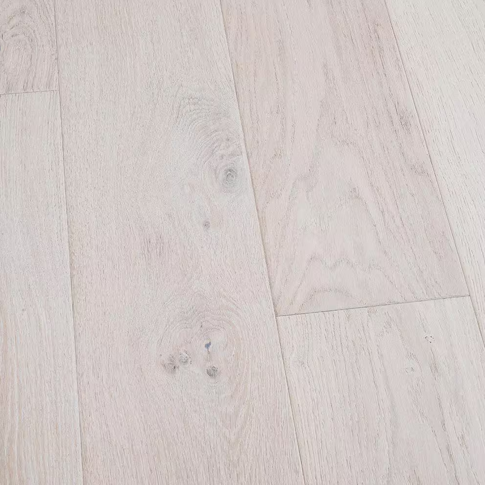 Rincon French Oak Engineered Hardwood Flooring – 3/8" Thick x 6.5" Wide, Wire-Brushed, Water-Resistant Planks (1 sq.ft.)