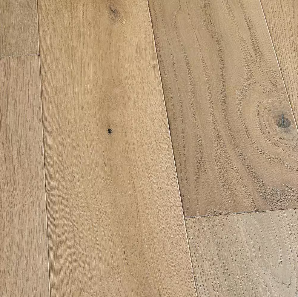 French Oak 1/2 in. Thick x 7.5 in. Wide Tongue & Groove Wirebrushed Engineered Hardwood Flooring (1 sq.ft)