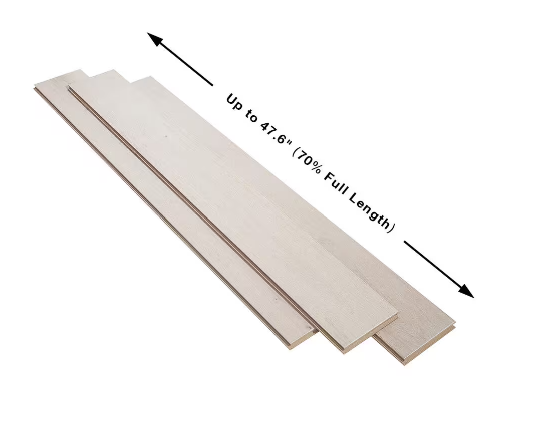 Rincon French Oak Engineered Hardwood Flooring – 3/8" Thick x 6.5" Wide, Wire-Brushed, Water-Resistant Planks (1 sq.ft.)