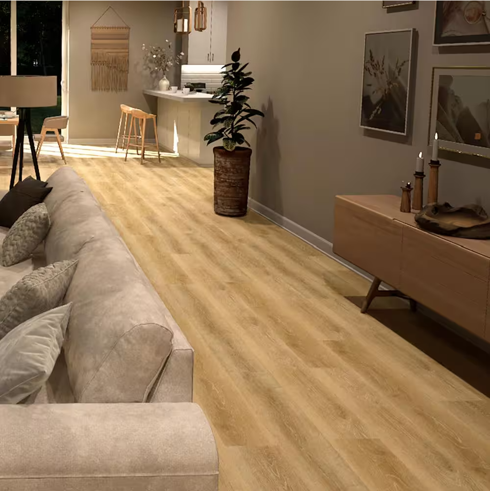 Dusk Cherry Click Lock Luxury Vinyl Plank Flooring – 6mil Wear Layer, 8.7" x 48", Waterproof, 1 sq.ft