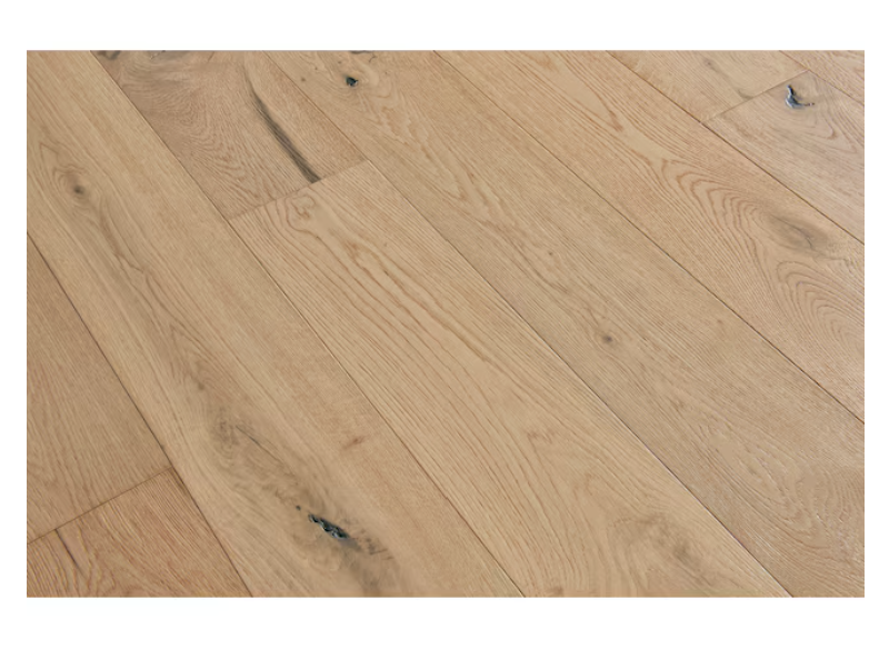 Wirebrushed White Oak Engineered Hardwood Flooring – Dune Trail, 7" Wide x 3/8" Thick, Random Lengths (1 sq.ft)