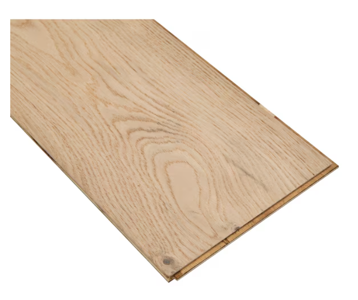 Wirebrushed White Oak Engineered Hardwood Flooring – Dune Trail, 7" Wide x 3/8" Thick, Random Lengths (1 sq.ft)