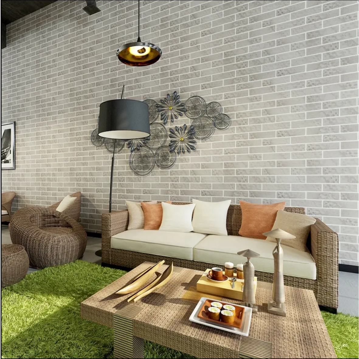 3D Concrete Brick Wall Panels – Durable Textured Bricks with Deep 3D Pattern for Modern Residential & Commercial Spaces