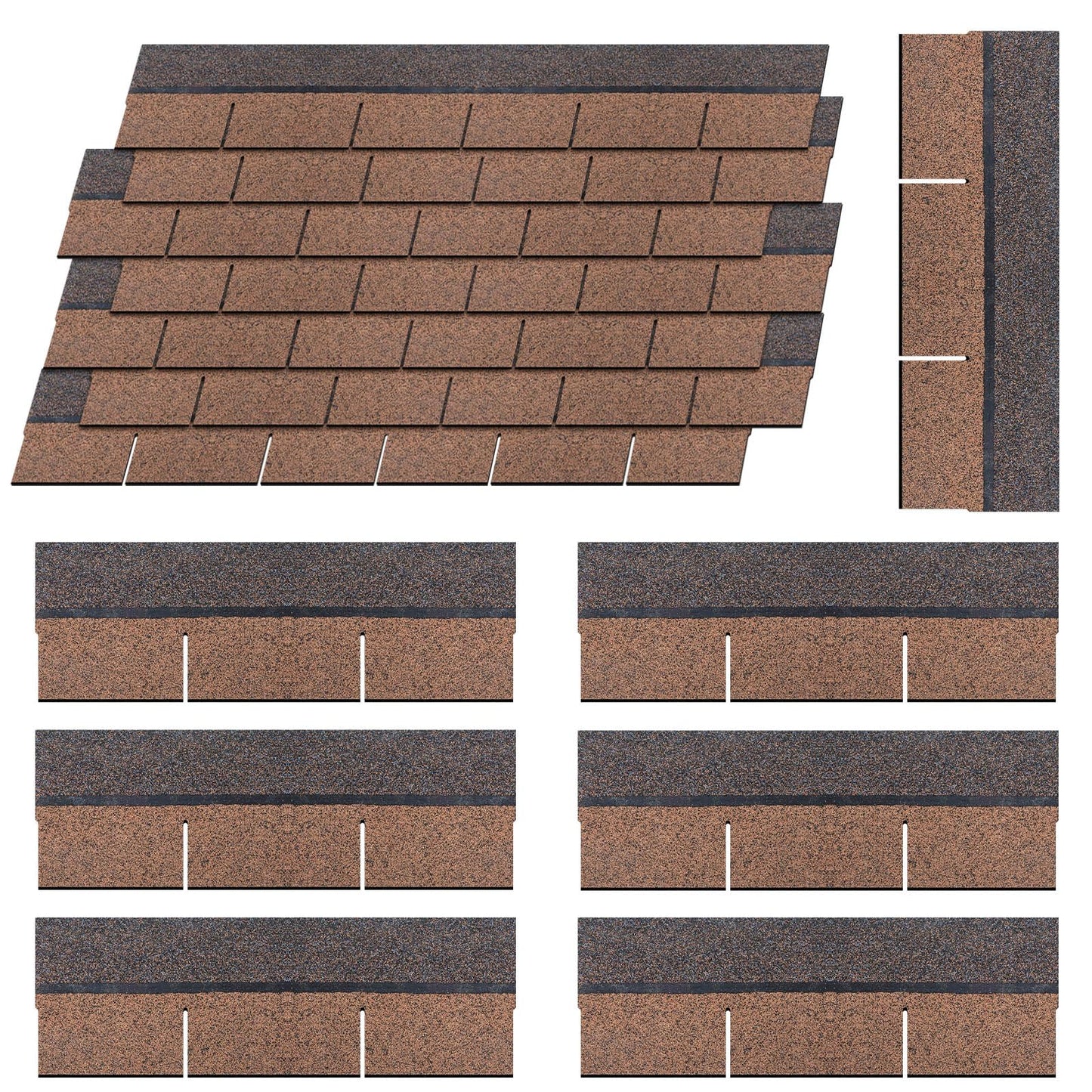 3-Tab Shingle – Classic Asphalt Roof Shingles | Affordable, Durable, and Weather-Resistant