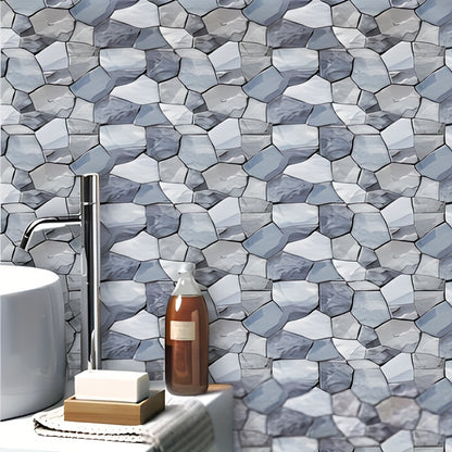 10pcs 3D Foam Brick Wall Stickers – Self-Adhesive Wallpaper for Living Room & Bedroom Decor