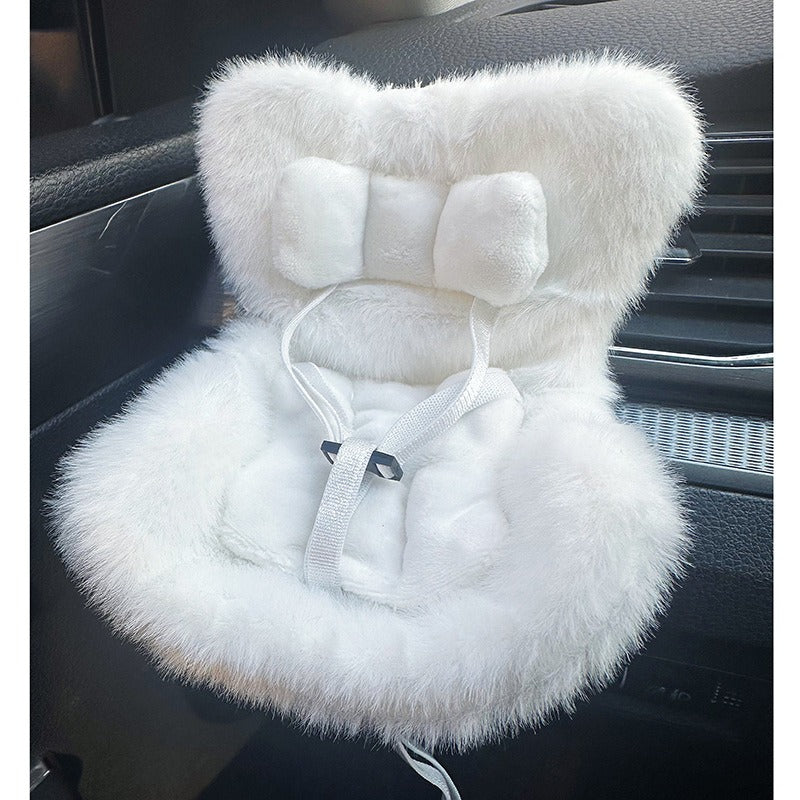 Car Seat Accessory for 10–17cm Labubu Dolls – Clip-on Air Vent Holder & Desktop Display Stand