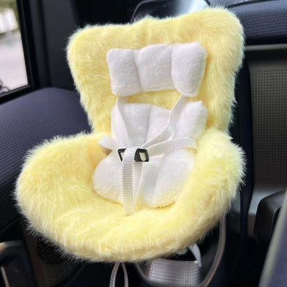 Car Seat Accessory for 10–17cm Labubu Dolls – Clip-on Air Vent Holder & Desktop Display Stand
