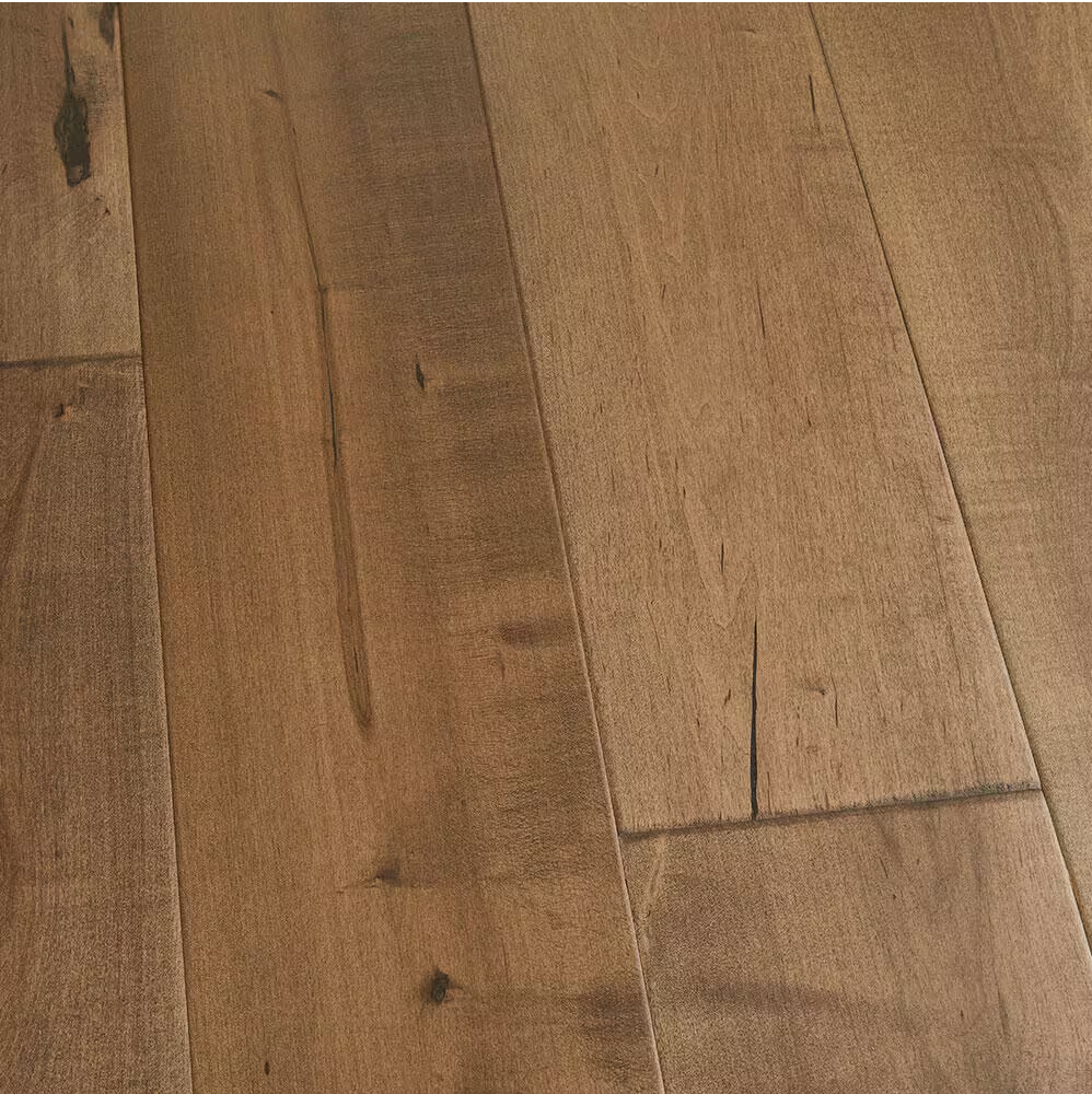 Cardiff Maple Click Lock Wire Brushed Engineered Hardwood Flooring – 3/8 in. Thick x 6.5 in. Wide, 1 sq. ft.