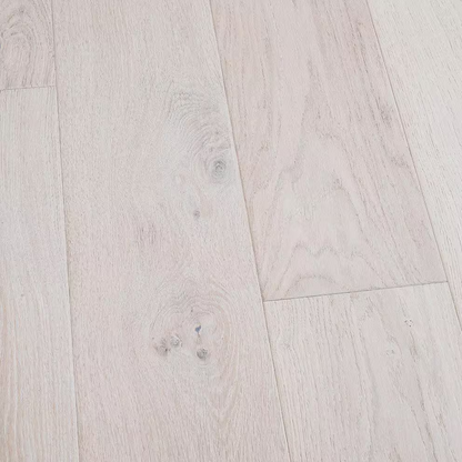 Rincon French Oak Engineered Hardwood Flooring – 3/8" Thick x 6.5" Wide, Wire-Brushed, Water-Resistant Planks (1 sq.ft.)