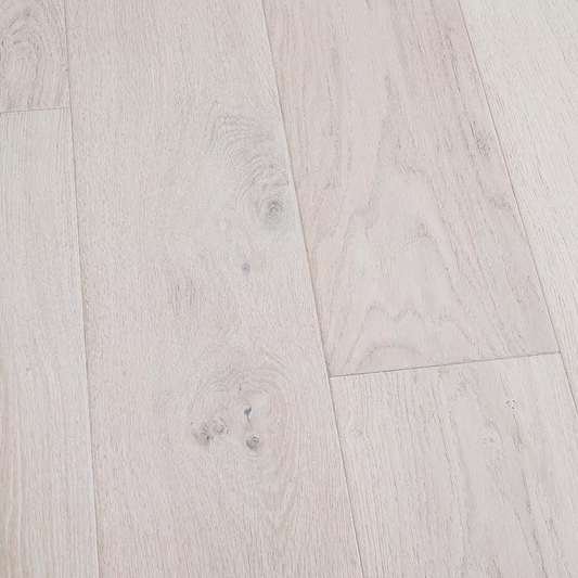 Rincon French Oak Engineered Hardwood Flooring – 3/8" Thick x 6.5" Wide, Wire-Brushed, Water-Resistant Planks (1 sq.ft.)