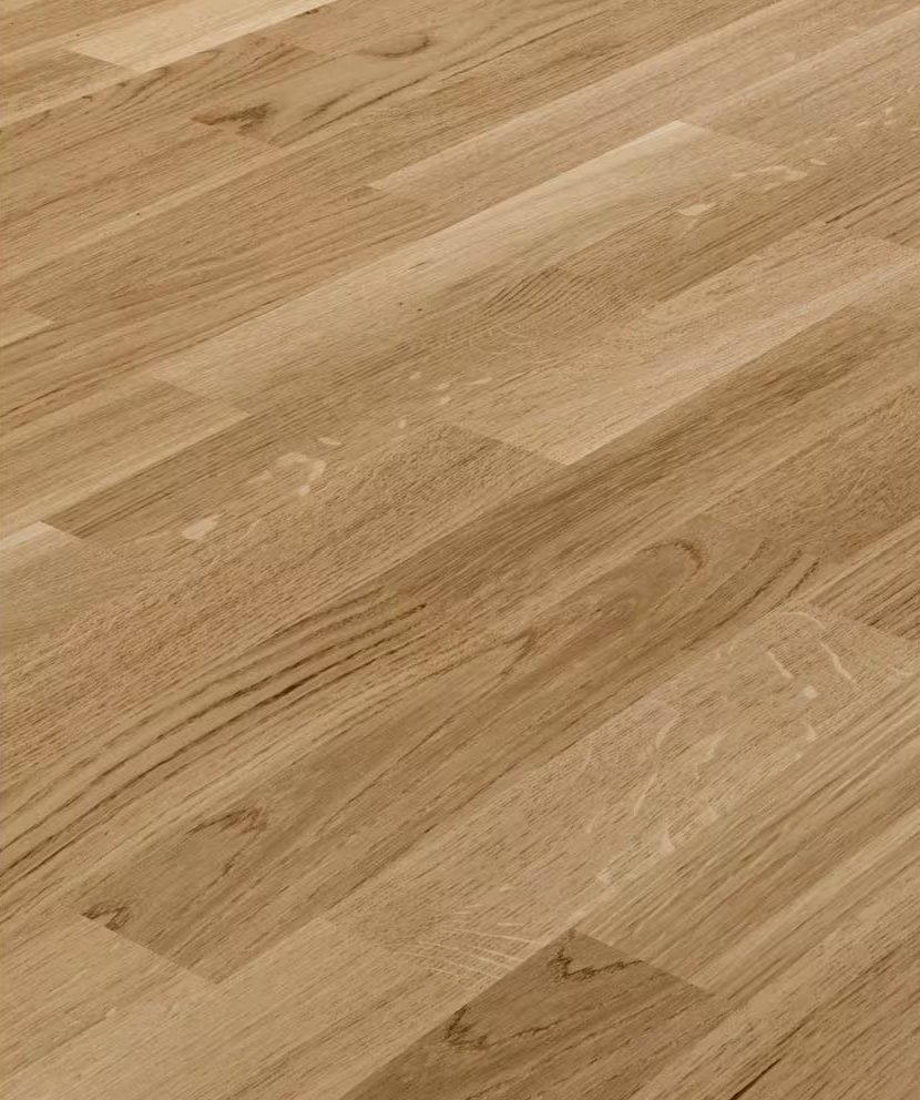 Brushed European Oak Click Lock Wire Brushed Engineered Hardwood Flooring – 1/2 in. Thick x 7.19 in. Wide (1 sq. ft.)