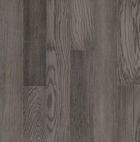 Medium Gray Oak Waterproof Click Lock Engineered Hardwood Flooring – 7/16 in. Thick x 5 in. Wide, (1 sq. ft)
