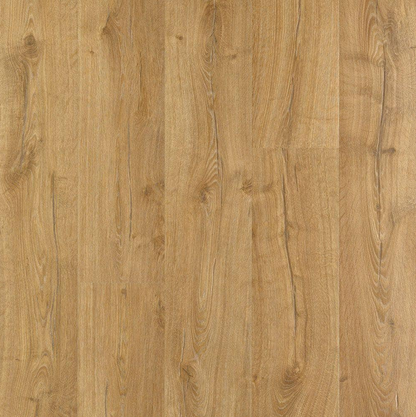 Marigold Oak Laminate Wood Flooring – 12mm Waterproof Planks, 7.4" Wide, Natural Wood Look, 1 sq.ft
