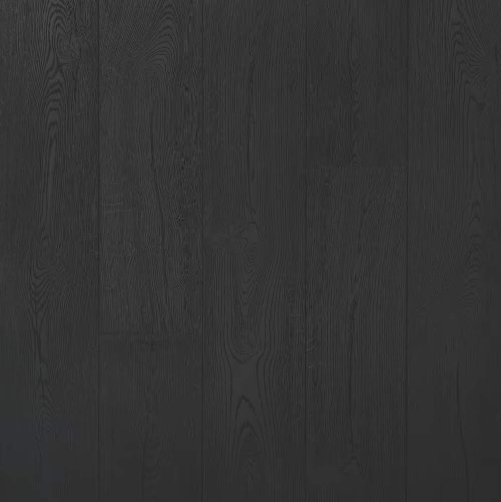 Dark - colored wooden flooring with visible wood grain patterns, suitable for modern interior decor