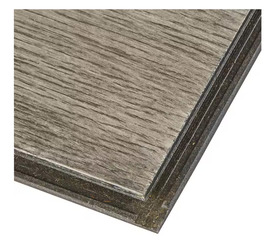 Medium Gray Oak Waterproof Click Lock Engineered Hardwood Flooring – 7/16 in. Thick x 5 in. Wide, (1 sq. ft)