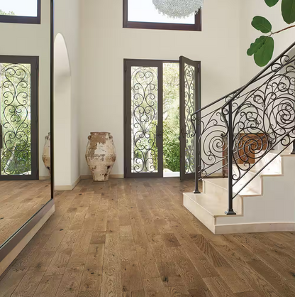 Point Paradise French Oak – 3/4" Solid Hardwood Flooring, Wire Brushed, 5" Wide Planks, 1 sq.ft