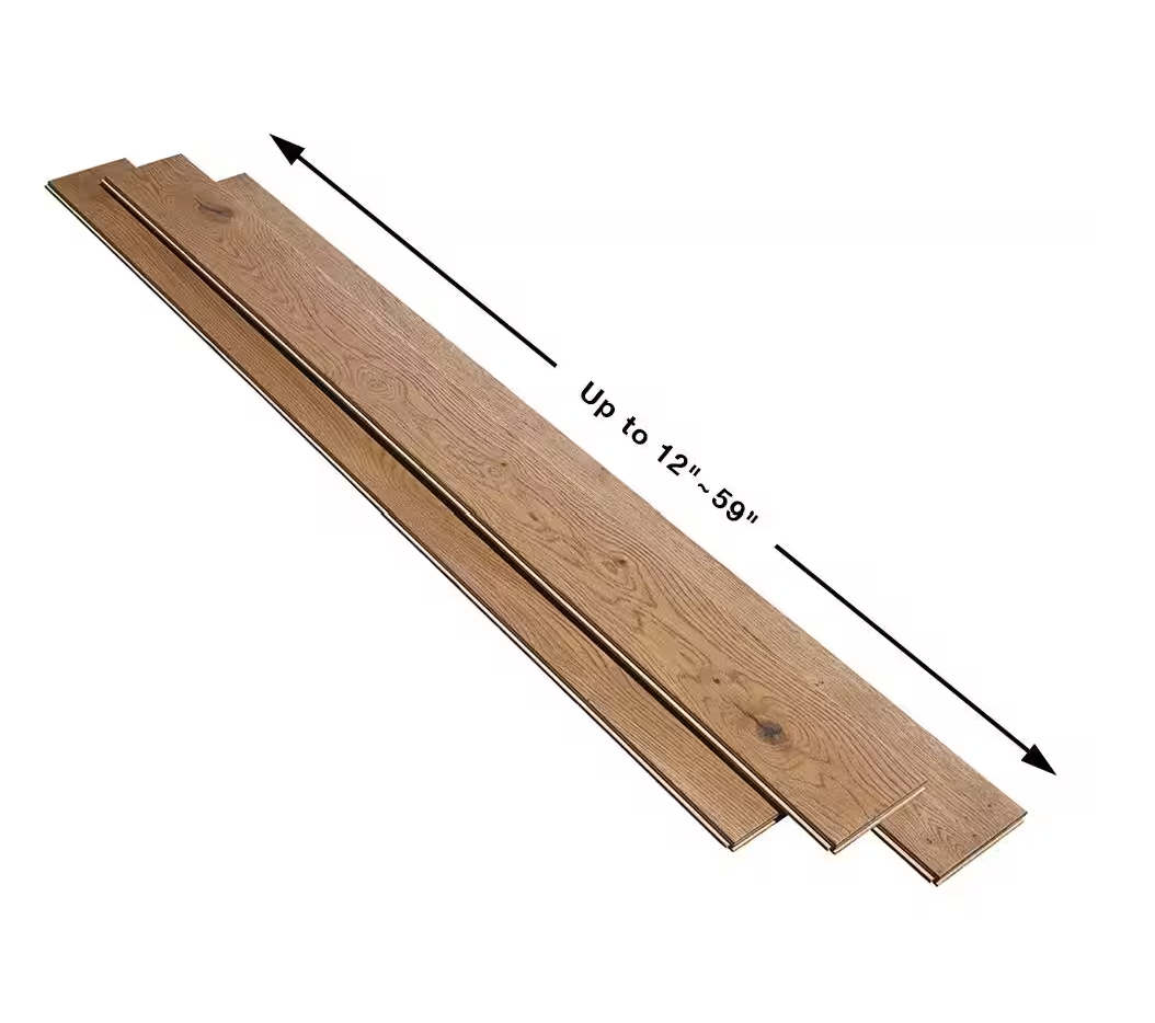 Point Paradise French Oak – 3/4" Solid Hardwood Flooring, Wire Brushed, 5" Wide Planks, 1 sq.ft