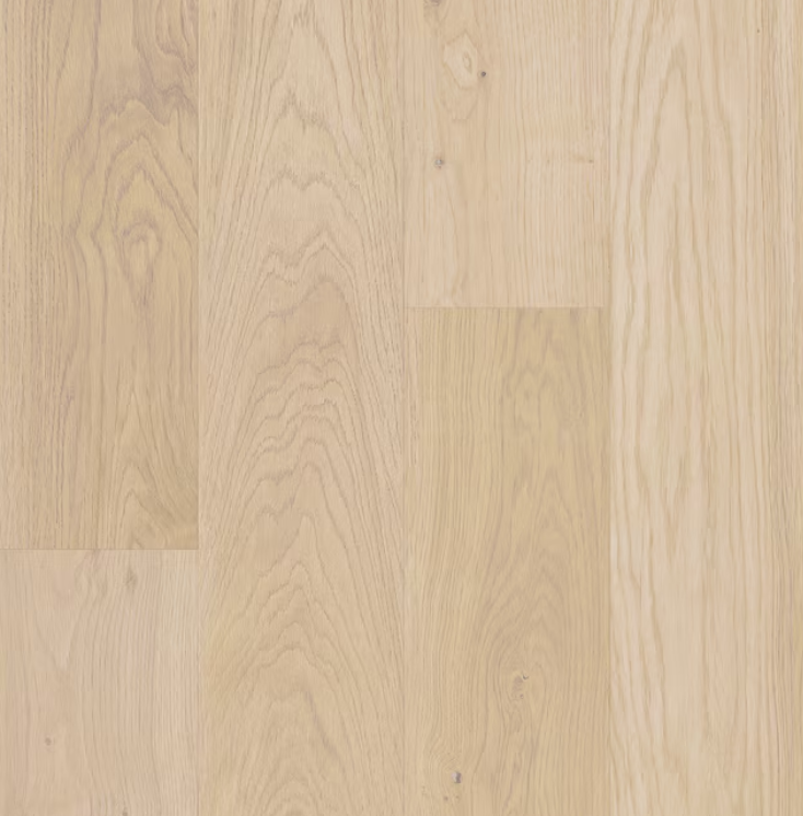 Light - colored oak - patterned flooring 
