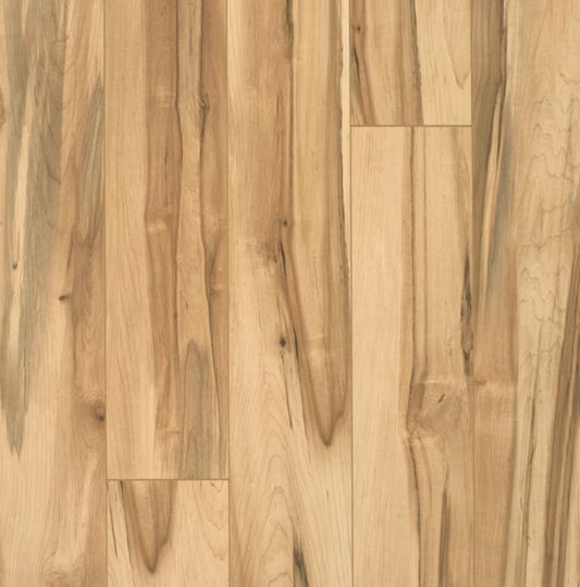 Natural beige wood - grain flooring texture