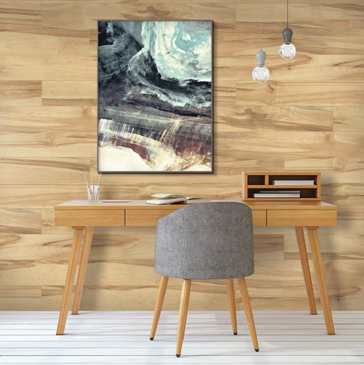 Maple Waterproof Laminate Wood Plank Flooring – 12mm Thick, 6" x 48", Water Resistant, 1 sq.ft