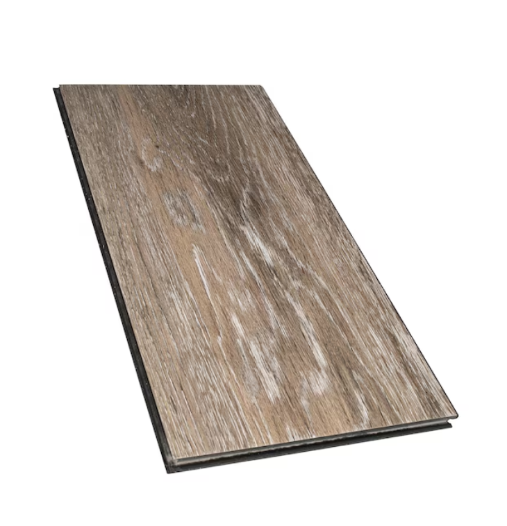 Dove Tail Oak Gray Luxury Vinyl Plank Flooring – Waterproof, 12mil Wear Layer, 7" x 48" Interlocking Planks, 1 sq.ft