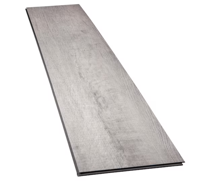 Style Selections Charleston Oak 12-mil x 7-in W x 48-in L Waterproof Luxury Vinyl Plank Flooring （1 sq.ft）