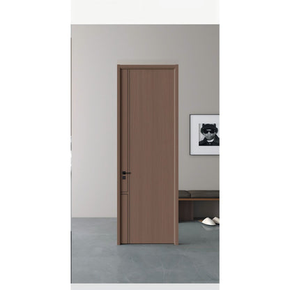 T-Shaped Wooden Bedroom Door – Durable Solid Wood Interior Door