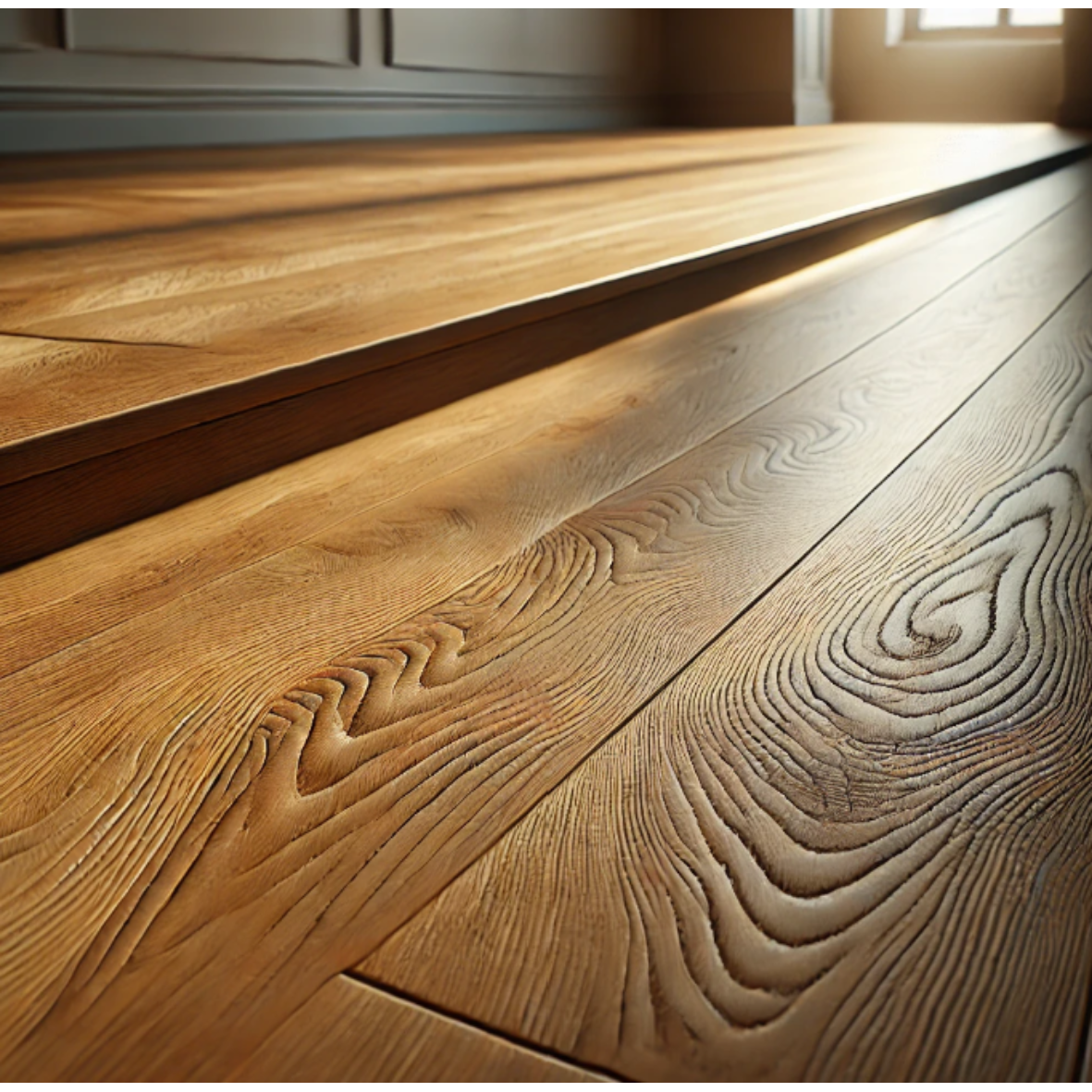 Oak wood flooring