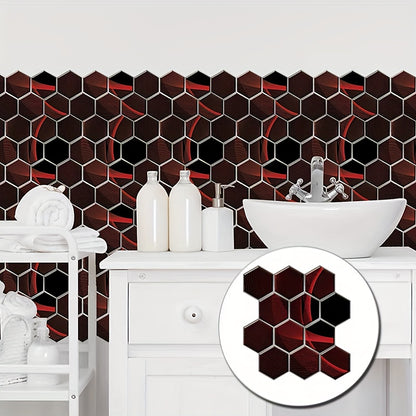 10pcs 3D Stone Peel and Stick Wall Tiles – Faux Brick Panels for Bathroom, Bar & Home Decor