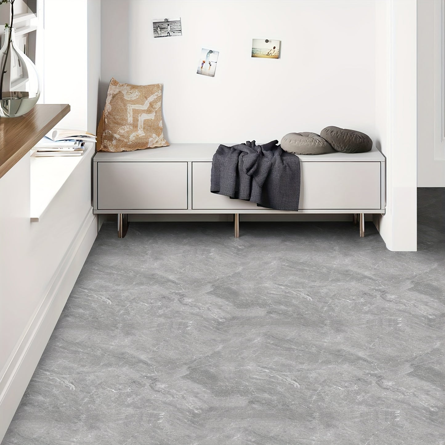 Stall Floor Sticker Waterproof, Oil resistant, Wear-resistant Self-adhesive PVC Interior decoration