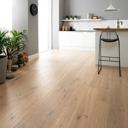 Oak wood flooring