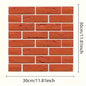 10pcs 3D Faux Stone Peel and Stick Wall Panels – Waterproof DIY Brick Stickers for Living Room, Kitchen & Bathroom Decor
