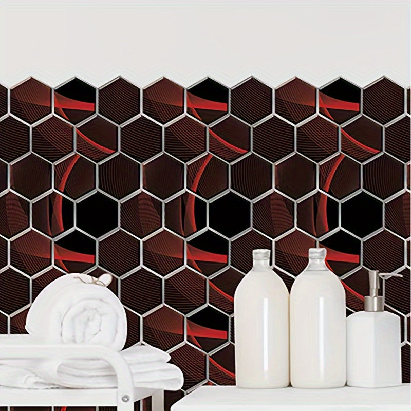 10pcs 3D Stone Peel and Stick Wall Tiles – Faux Brick Panels for Bathroom, Bar & Home Decor