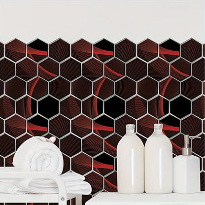 10pcs 3D Stone Peel and Stick Wall Tiles – Faux Brick Panels for Bathroom, Bar & Home Decor