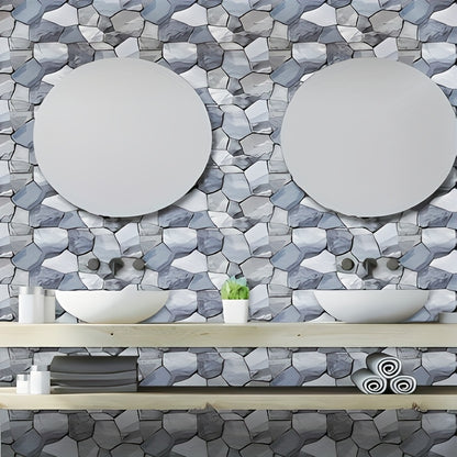 10pcs 3D Foam Brick Wall Stickers – Self-Adhesive Wallpaper for Living Room & Bedroom Decor