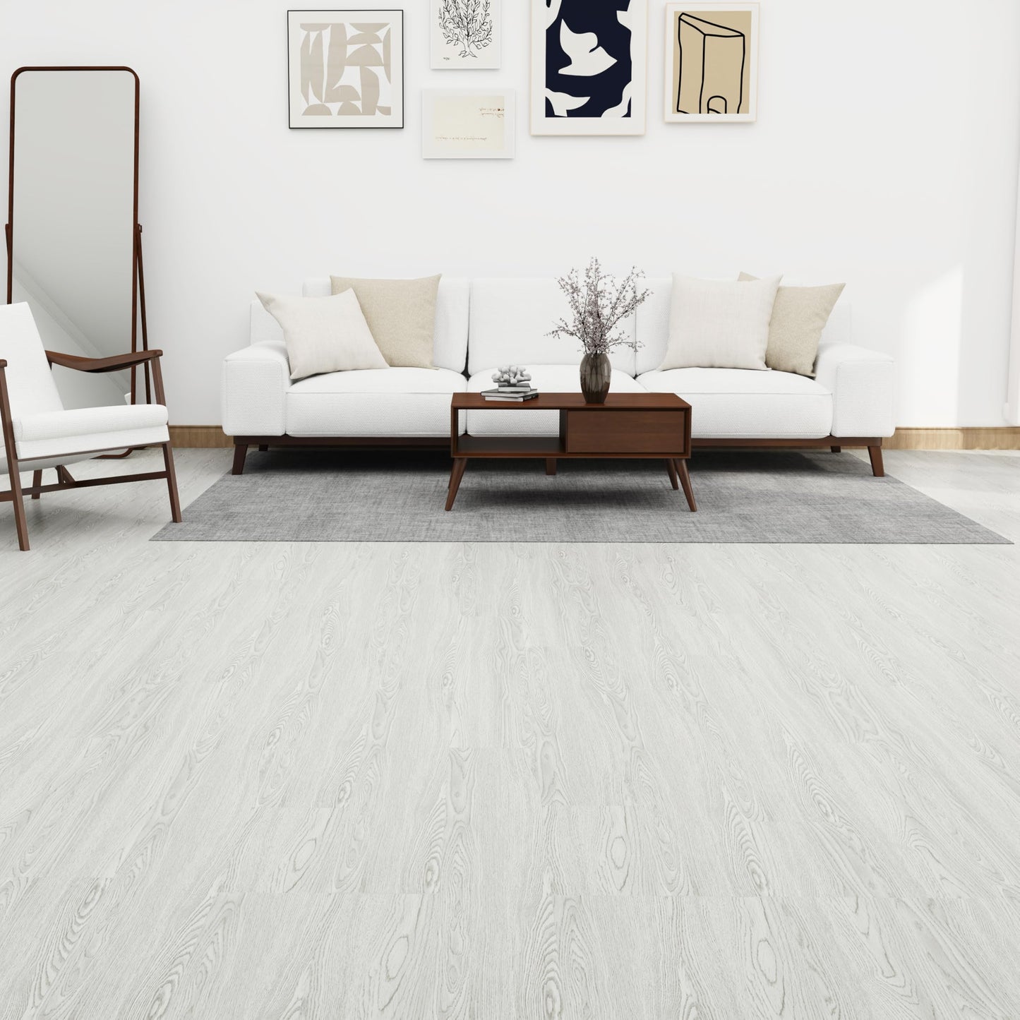 Laminate Flooring with DIY Installation – Easy Click-Lock Flooring Solution(1 sq.ft)